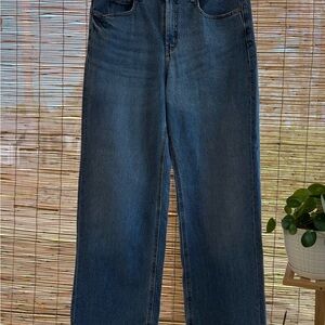Old Navy Sky-Hi Wide Leg Jeans in Blue
